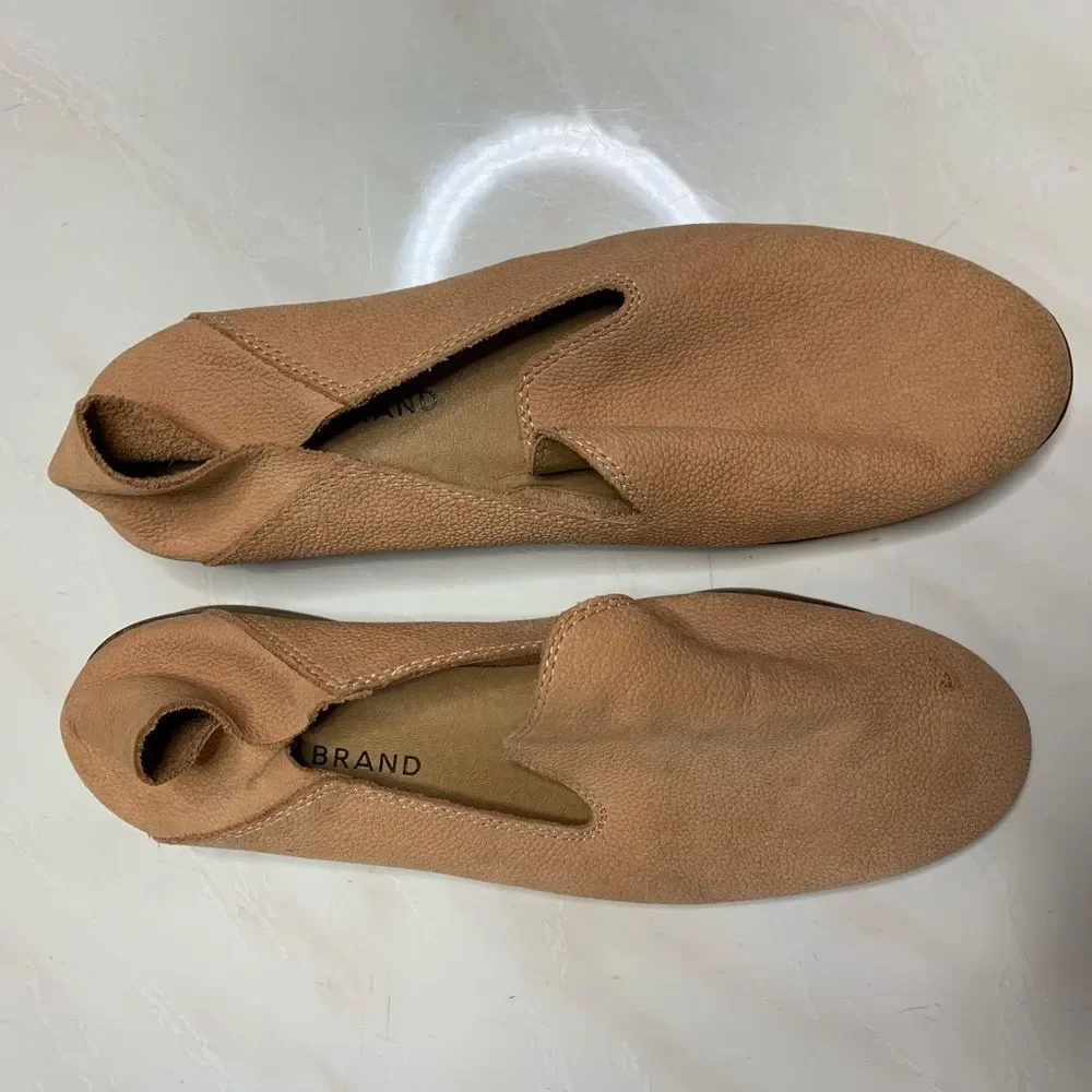 Lucky Brand Peach Leather Loafers